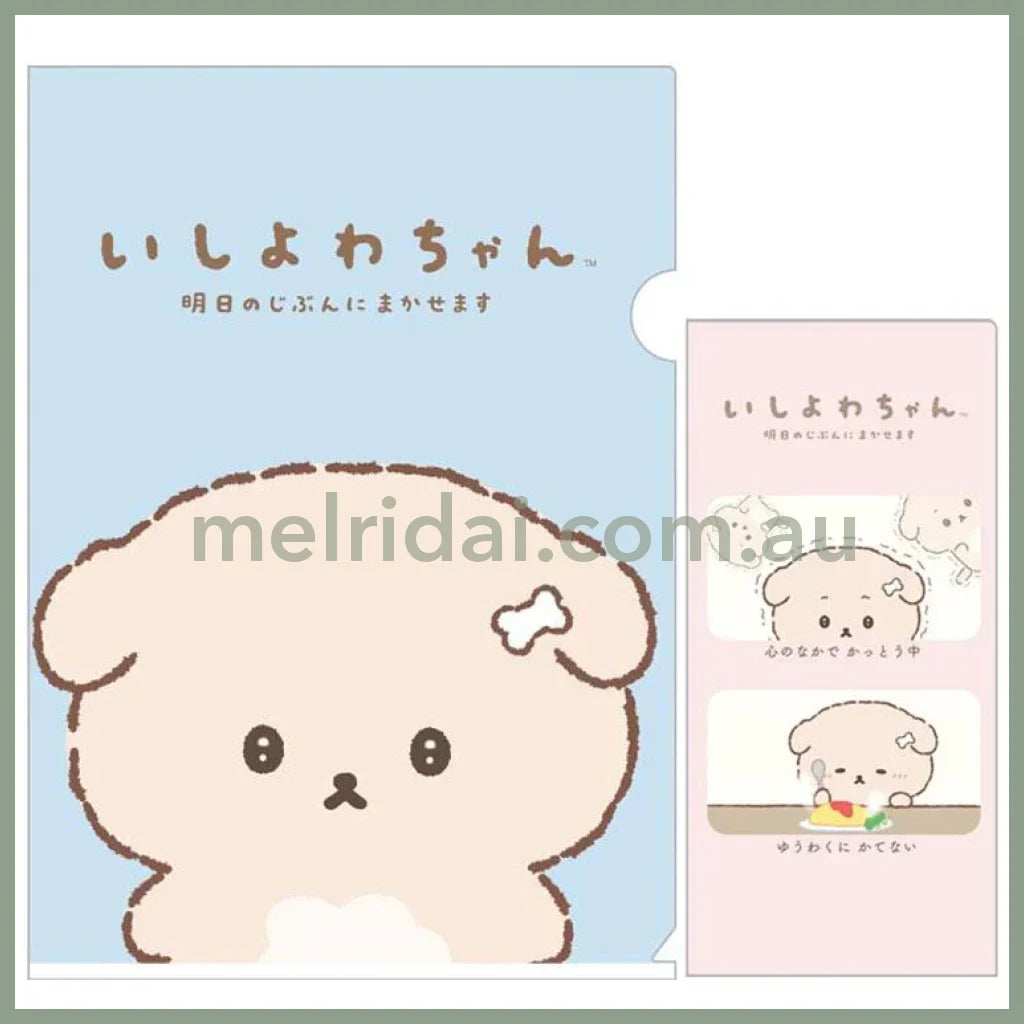 San-X | Plastic Document Holder Set/File & Ticket (A Set Of An A4 Clear Folder And A Smaller