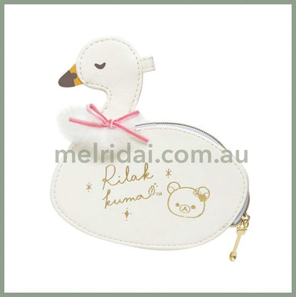 San-Xpouch Set Rilakkuma Swan And Golden Flower