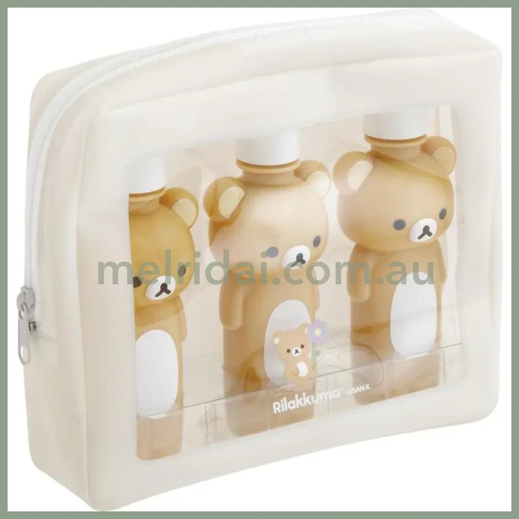 BASIC RILAKKUMA Flower- Bottle & Pouch Set