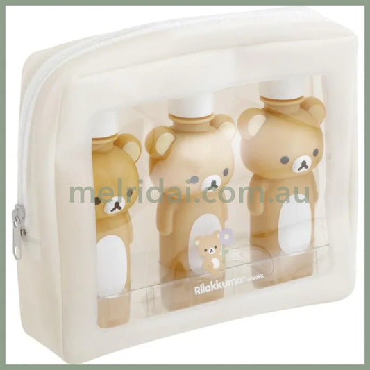 BASIC RILAKKUMA Flower- Bottle & Pouch Set