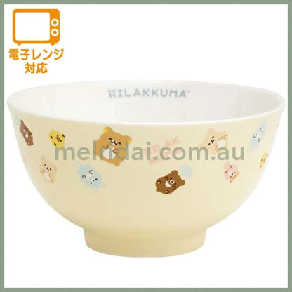 San-X | Rice Bowl Rilakkuma Face 65×115Φ (Let’s All Be Full And Satisfied)