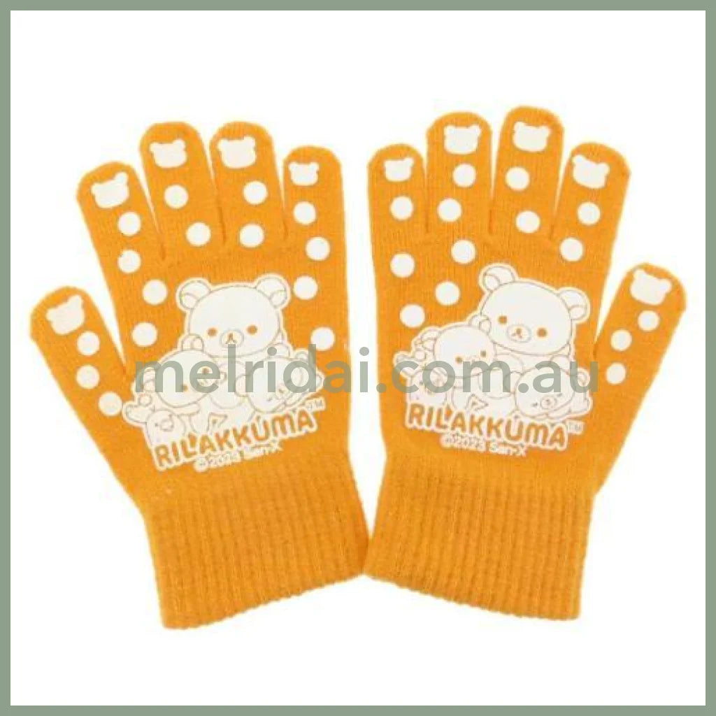 SAN-X | Rilakkuma Accessories Work Gloves (Orange)