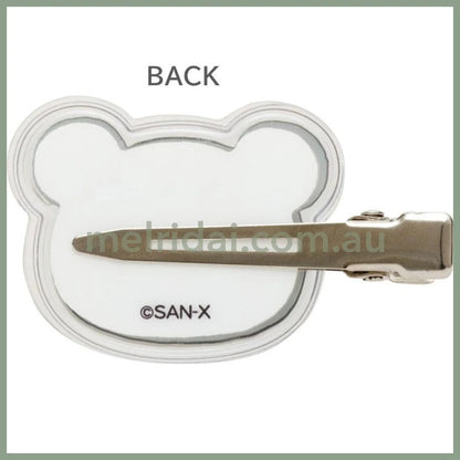 SAN-X | Rilakkuma Acrylic Hair Clip Set Puffy 110×75mm