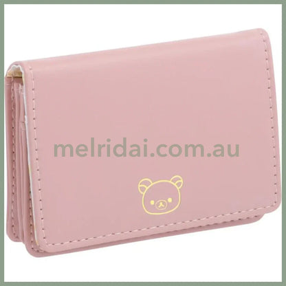 SAN-X | Rilakkuma Card Case 80×110×30mm (Pink)