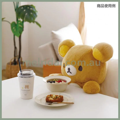SAN-X | Rilakkuma Ceramic Bowl Beige φ160mm (Lettering)