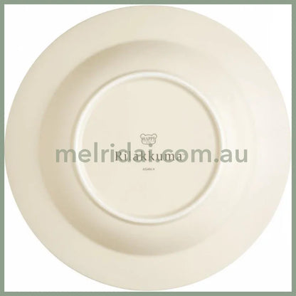 SAN-X | Rilakkuma Ceramic Pasta Curry Rice Plate Beige φ240mm (Lettering)