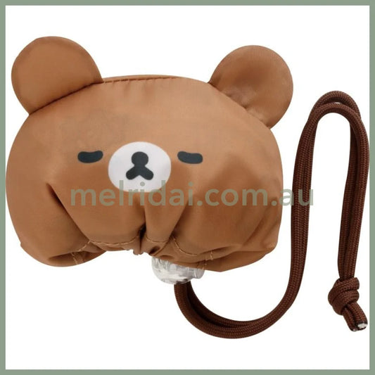 SAN-X | Rilakkuma Chairoikoguma Ecoron Shirokuma Pink Eco Bag 575 x 370 mm (Rolled up for storage No folding required)