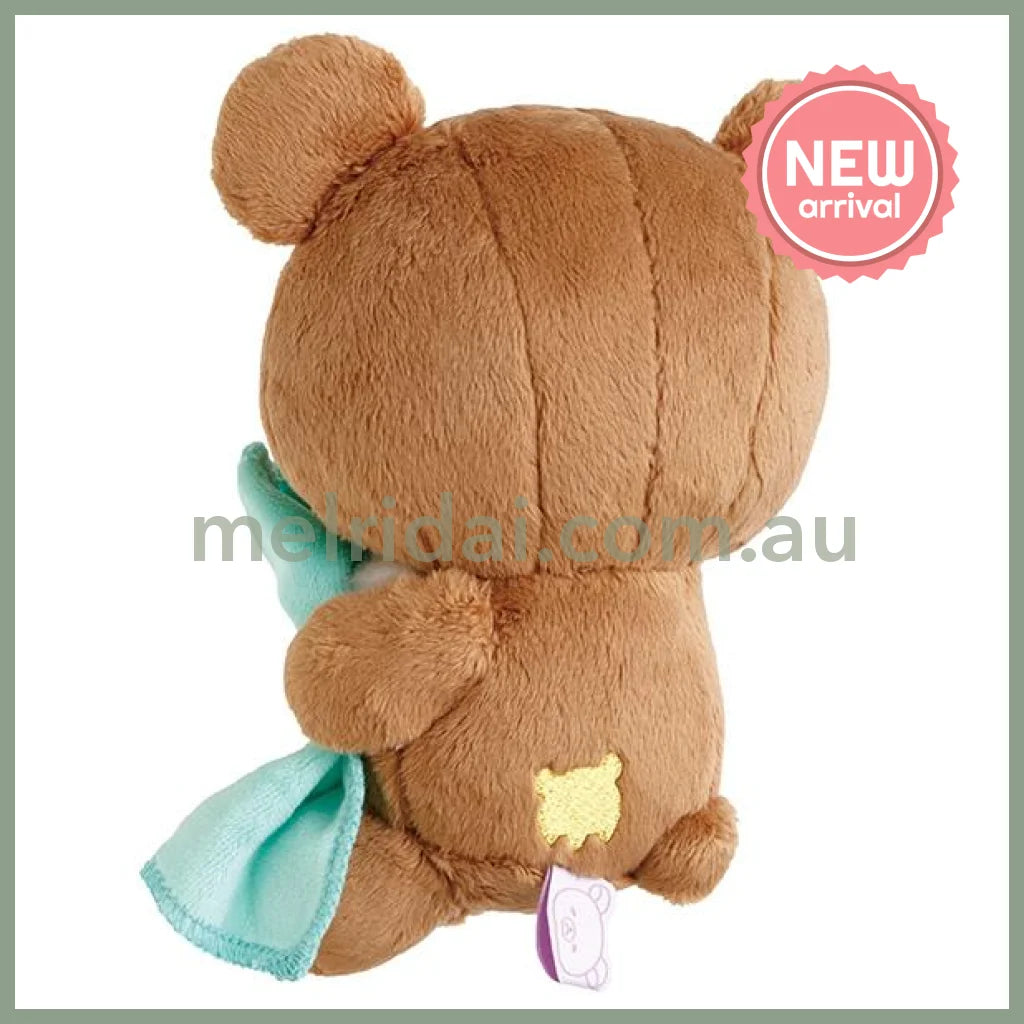 SAN-X | Rilakkuma Chairoikoguma Plush Toy Plush Doll 170x120x100mm (Sleep Together Series Sleepy Head)