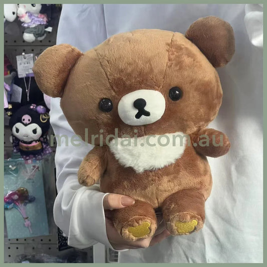 SAN-X | Rilakkuma Chairoikoguma Plush Toy Doll Medium 35 × 25 × 15cm (Standard)