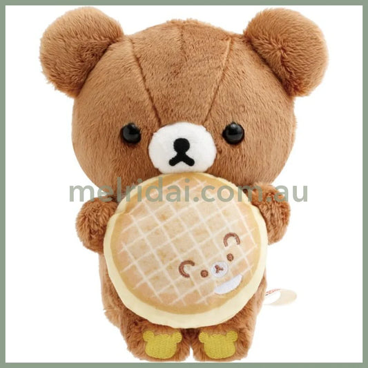 SAN-X | Rilakkuma Chairoikoguma Plush Toy Plush Doll S 150×140×110mm (Mister Donut Standing)