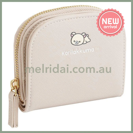 SAN-X | Rilakkuma Compact Wallet Bifold Wallet 100×100×30mm (White)