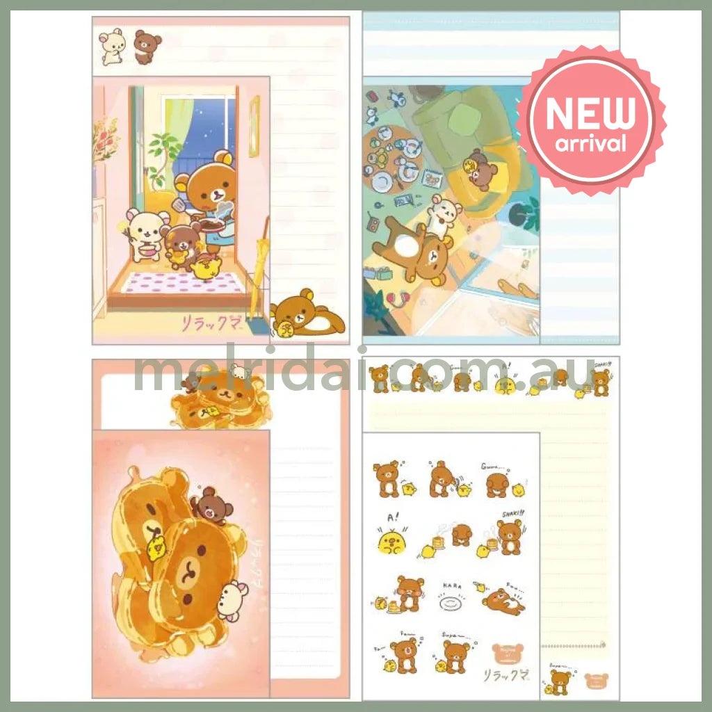 SAN-X | Rilakkuma Cooking Letter Writing Set & Evelope 190×142mm (Stay with Me)
