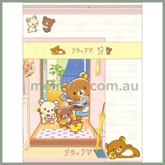 SAN-X | Rilakkuma Cooking Letter Writing Set & Evelope 190×142mm (Stay with Me)