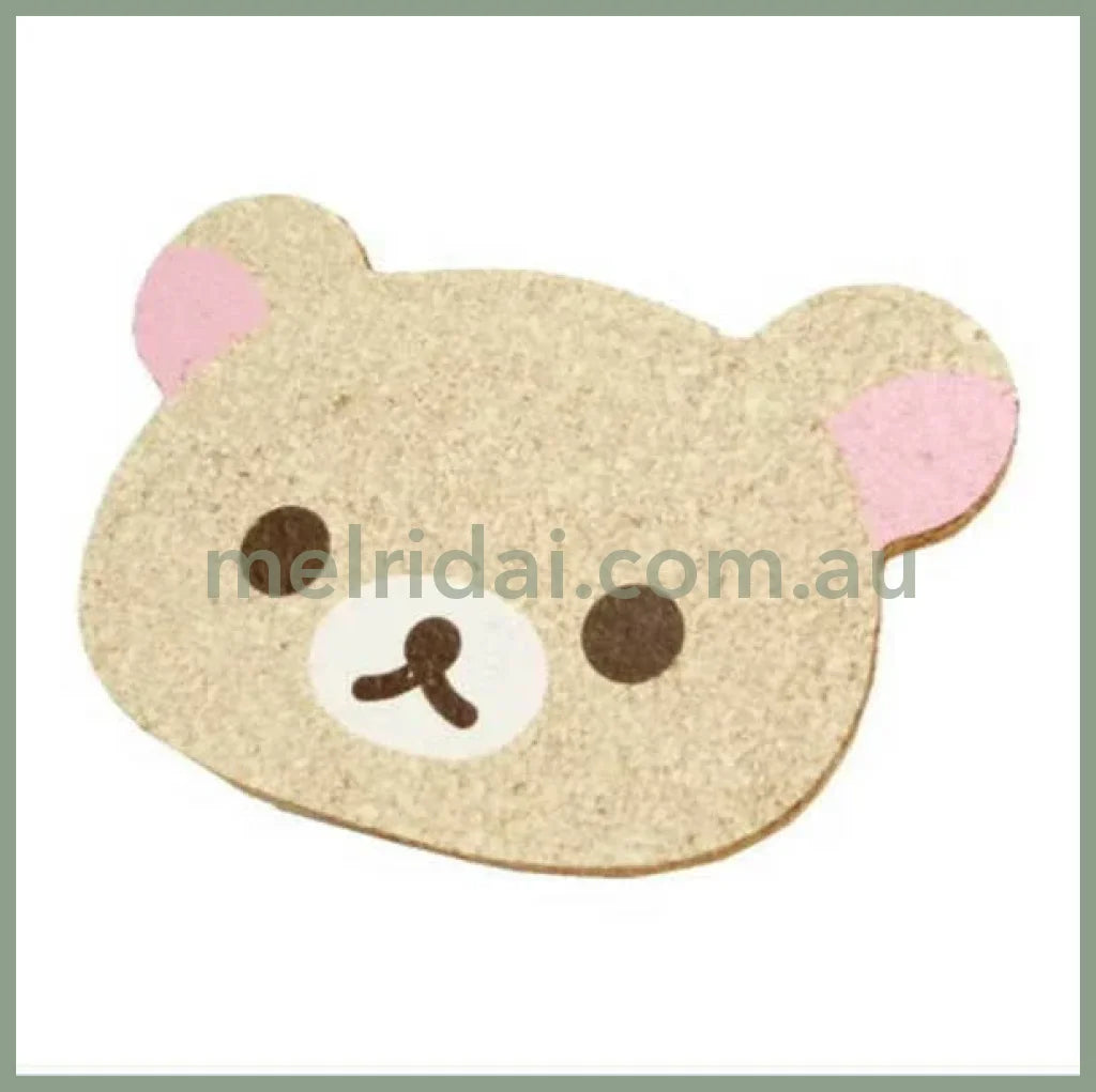 SAN-X | Rilakkuma Die-cut Coaster H77×W114×D5 (Korilakkuma)