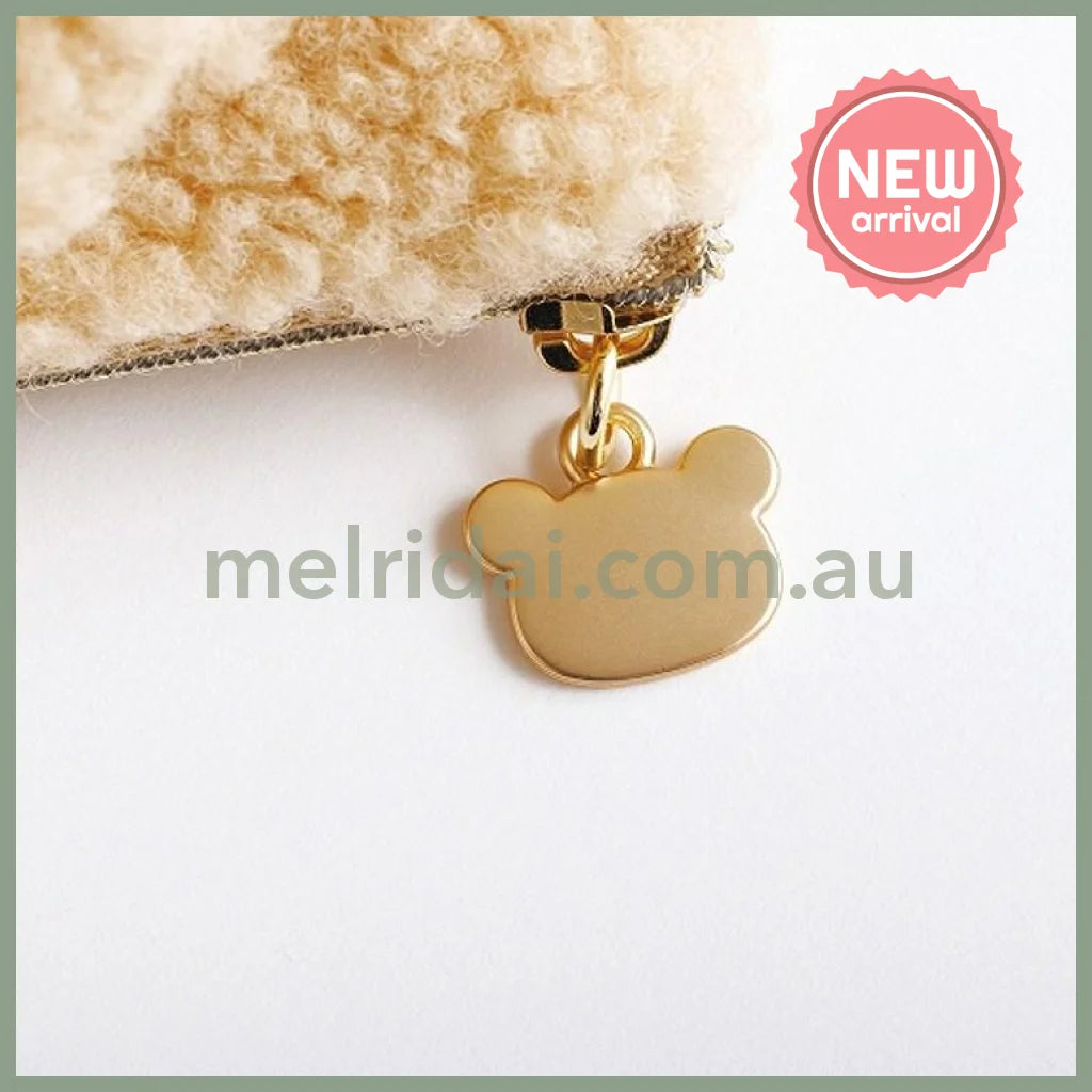 SAN-X | Rilakkuma Flat Pouch 120×170×15mm (New Basic BOA Moko Moko Fluffy)