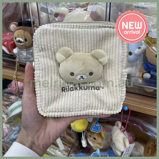 SAN X | Rilakkuma Fluffy Pouch 130W130×30mm
