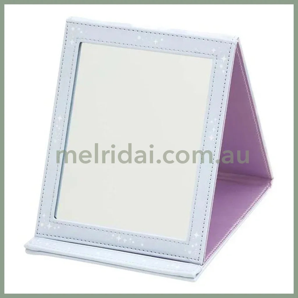 San-X | Rilakkuma Folding Mirror 170 X 140 15Mm (Osorano Kururin Wataame/Sky Curly Cotton Candy)