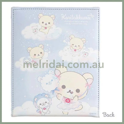 San-X | Rilakkuma Folding Mirror 170 X 140 15Mm (Osorano Kururin Wataame/Sky Curly Cotton Candy)