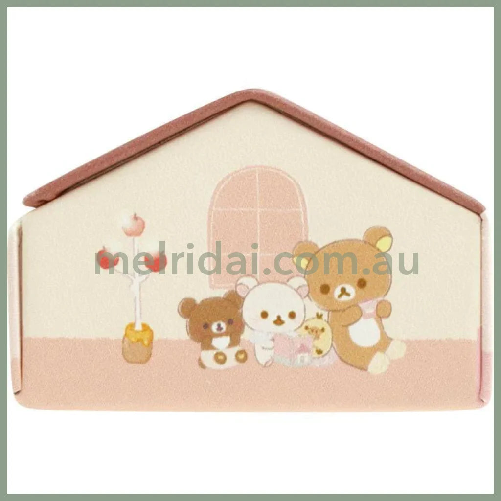 San-X | Rilakkuma Glasses Case & Cleaner 205×65×45Mm (Lovely House)