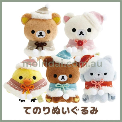 SAN-X | Rilakkuma Hand-held Plush Tenori Plush 85×70×40mm (Honey Forest Christmas 2025)
