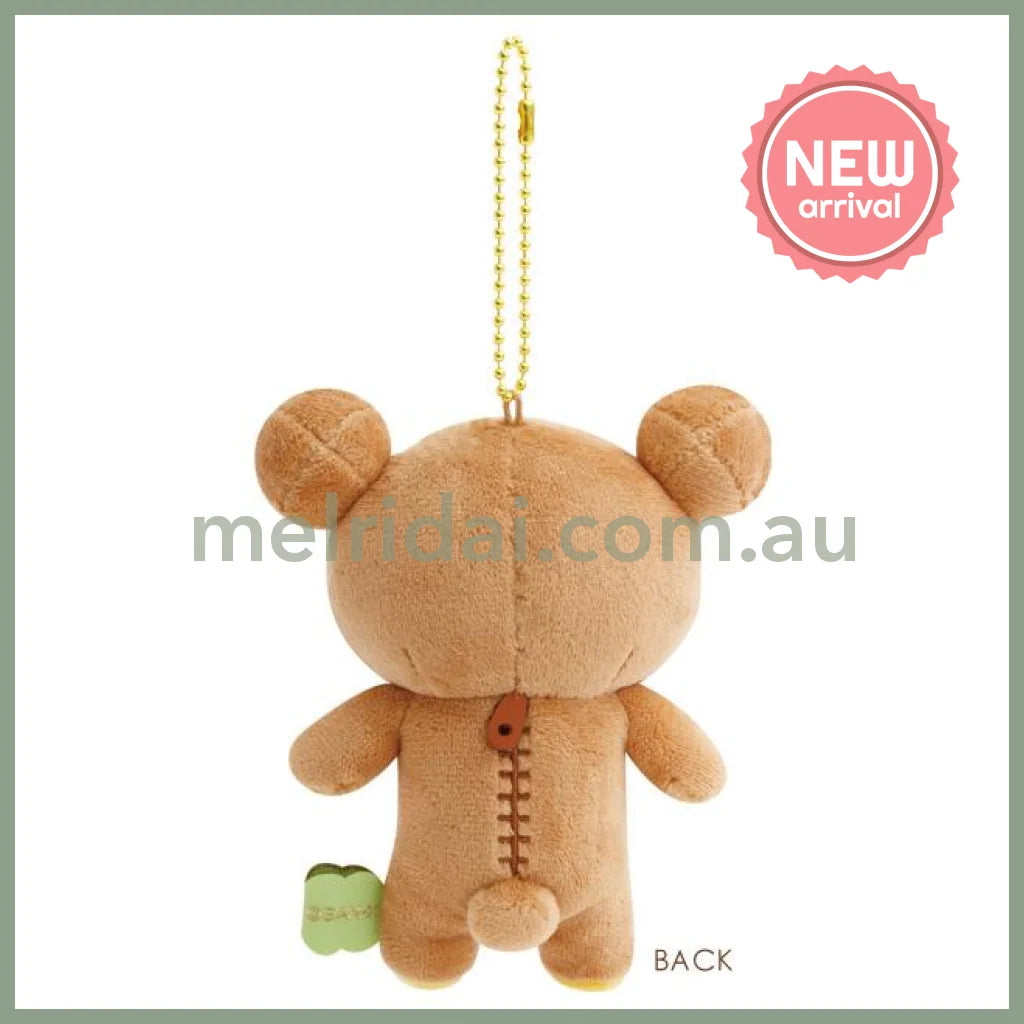 SAN-X | Rilakkuma Keychain Plush Bag Charm Mascot 85×85×60mm (Always Together Smile)