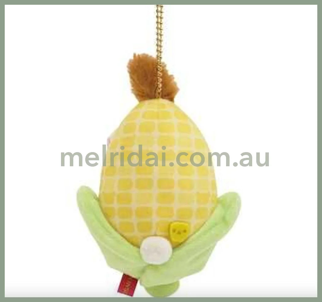San-Xrilakkuma Keychain Plush Korilakkuma Corn 15*10*6Cm