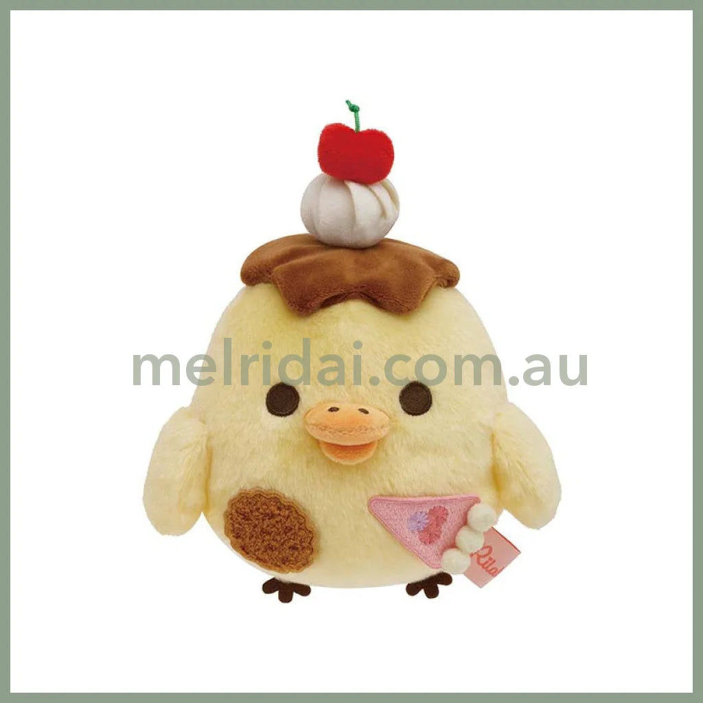 San-X | Rilakkuma Kiiroitori Plush Doll Stuffed Toy 165×155×120Mm (Candy Amusement Park)