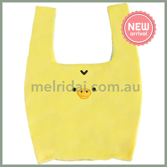 SAN-X | Rilakkuma Kiiroitori Plush Eco Shopping Tote Bag Mascot Plush Marche Bag 360×230×40mm