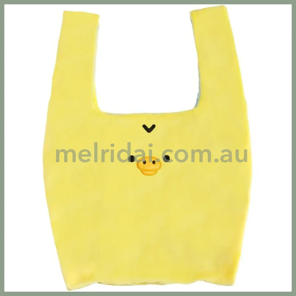 SAN-X | Rilakkuma Kiiroitori Plush Eco Shopping Tote Bag Mascot Plush Marche Bag 360×230×40mm