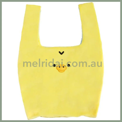 SAN-X | Rilakkuma Kiiroitori Plush Eco Shopping Tote Bag Mascot Plush Marche Bag 360×230×40mm