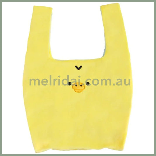 SAN-X | Rilakkuma Kiiroitori Plush Eco Shopping Tote Bag Mascot Plush Marche Bag 360×230×40mm