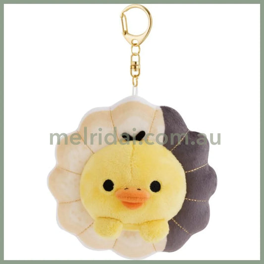 SAN-X | Rilakkuma Kiiroitori Plush Keychain Bag Charm Hanging Plush 110×100×90mm (Mister Donut)