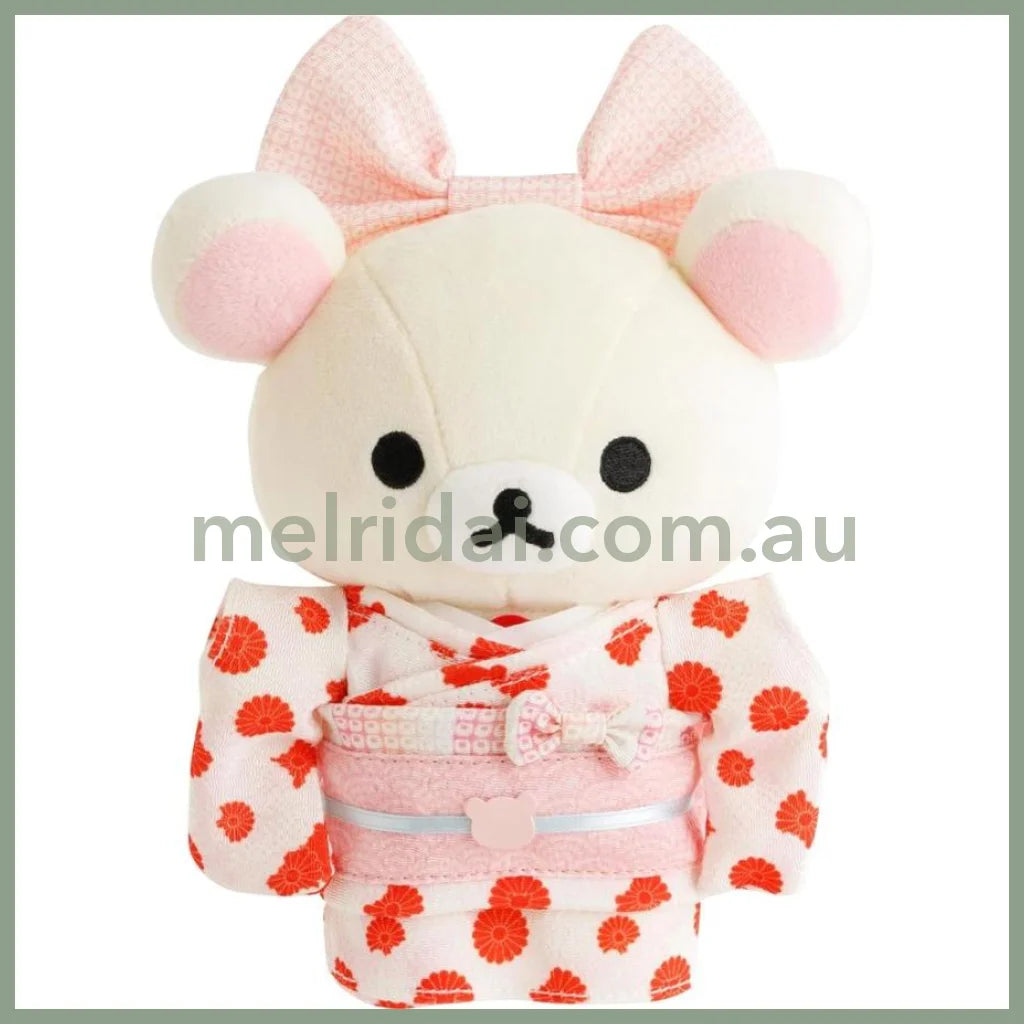 SAN-X | Rilakkuma Kimono Atsumete Plush Toy Plush Doll 190×145×85ｍｍ