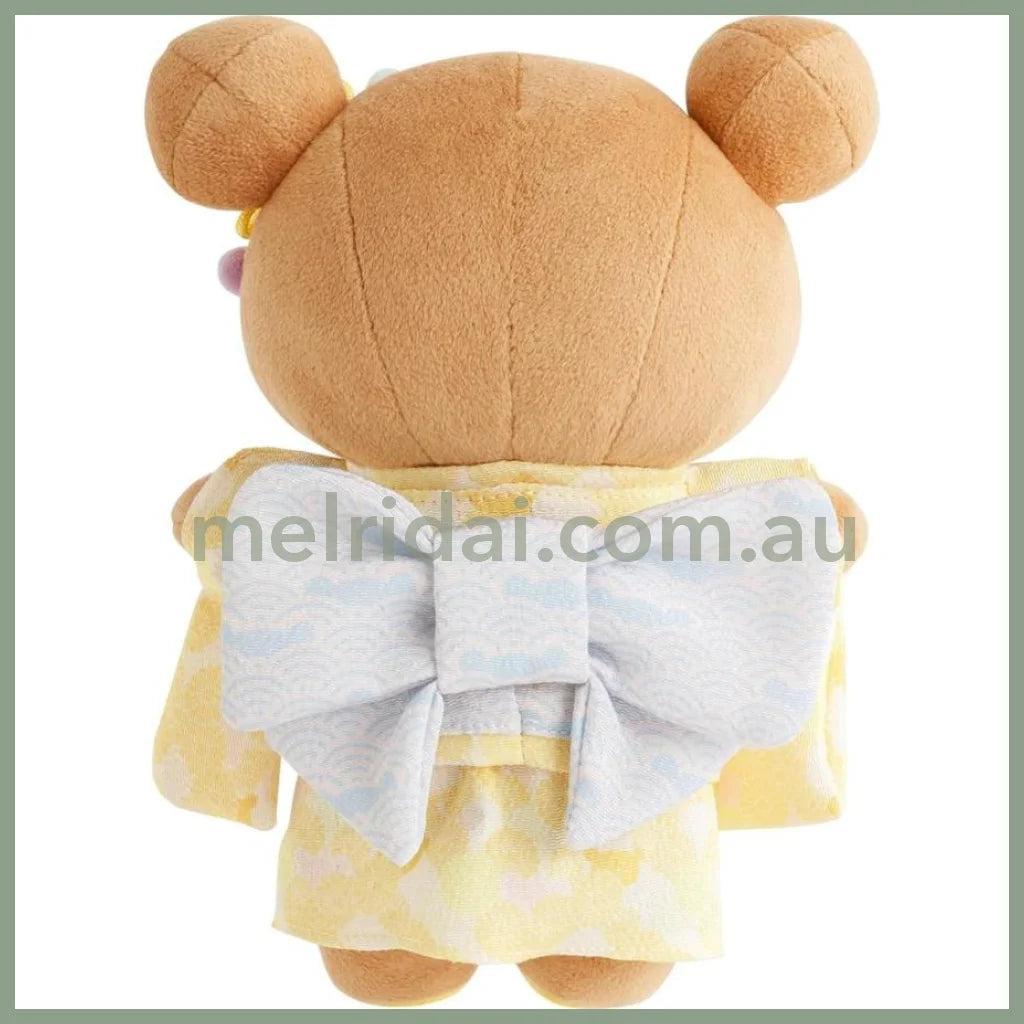 SAN-X | Rilakkuma Kimono Atsumete Plush Toy Plush Doll 210×145×85ｍｍ
