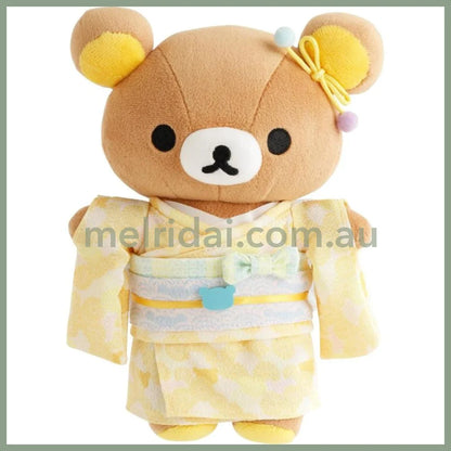 SAN-X | Rilakkuma Kimono Atsumete Plush Toy Plush Doll 210×145×85ｍｍ