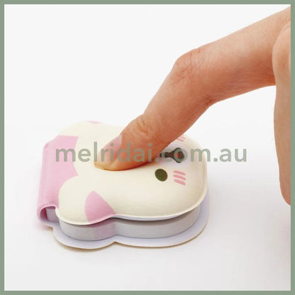 SAN-X | Rilakkuma Korilakkuma Neko Sticky Notes with Squishy Cover 50×60×10mm