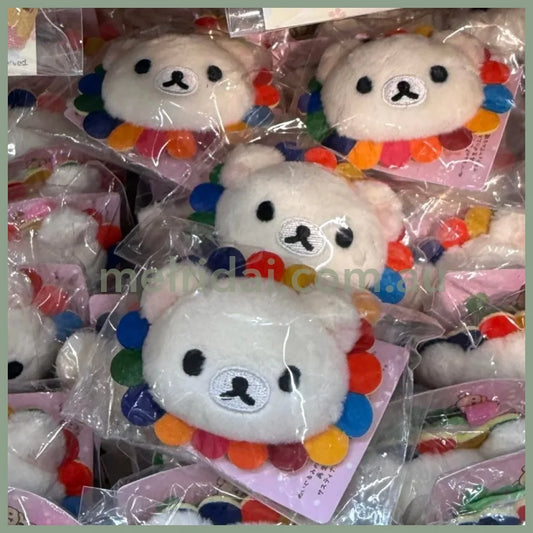 SAN-X | Rilakkuma Korilakkuma Plush Badge 80 x 60 mm (Ensemble Tour)