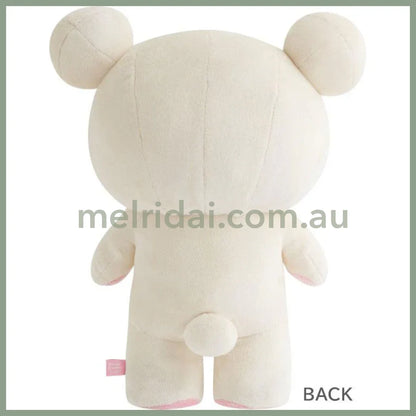 SAN-X | Rilakkuma Korilakkuma Plush Doll Contains glass pellets 310×240×150mm (Smile Standing)