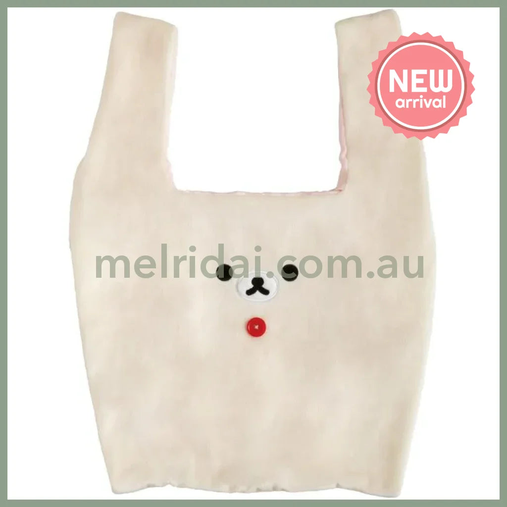 SAN-X | Rilakkuma Korilakkuma Plush Eco Shopping Tote Bag Mascot Plush Marche Bag 360×230×40mm