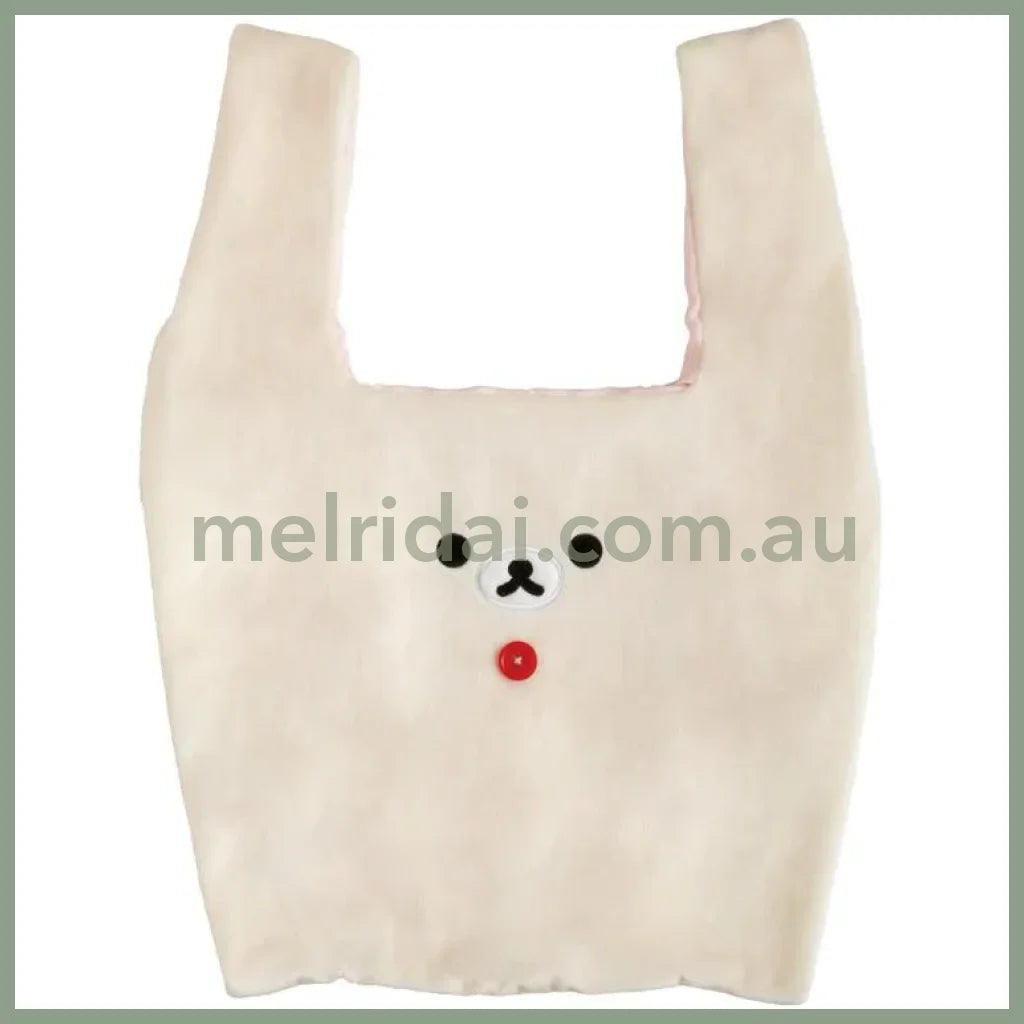 SAN-X | Rilakkuma Korilakkuma Plush Eco Shopping Tote Bag Mascot Plush Marche Bag 360×230×40mm