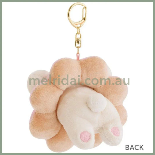 SAN-X | Rilakkuma Korilakkuma Plush Keychain Bag Charm Hanging Plush 110×100×90mm (Mister Donut)
