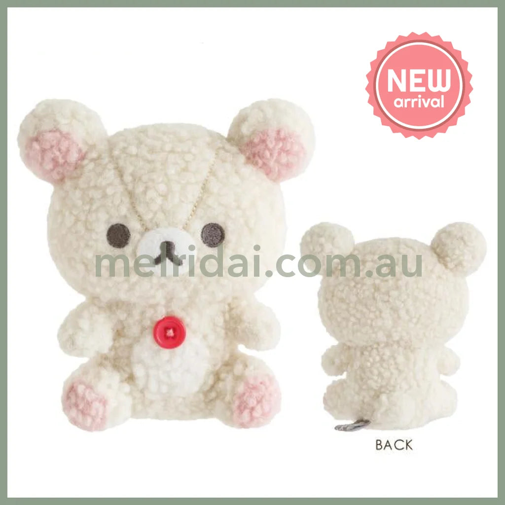 SAN-X | Rilakkuma Korilakkuma Plush Toy Plush Doll 130×110×65mm (New Basic BOA ITEMS Moko Moko Fluffy)