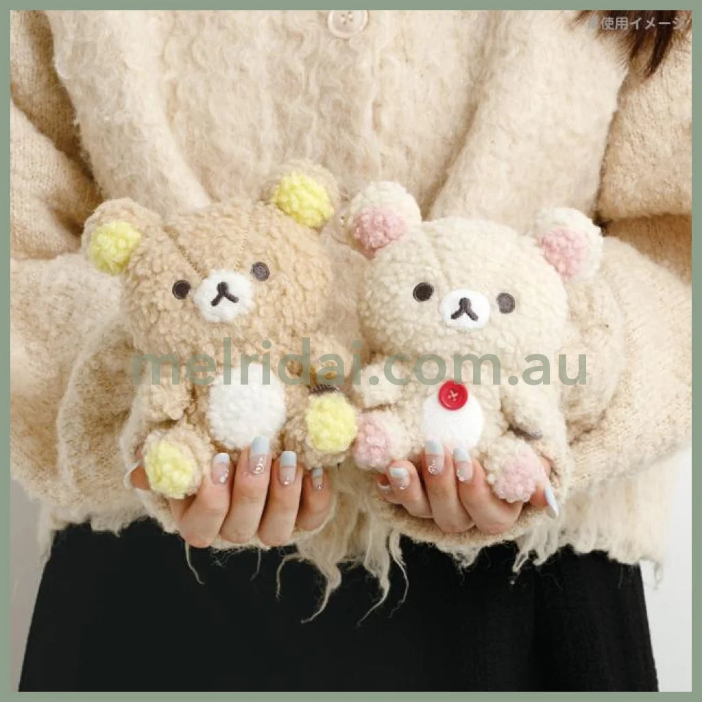 SAN-X | Rilakkuma Korilakkuma Plush Toy Plush Doll 130×110×65mm (New Basic BOA ITEMS Moko Moko Fluffy)