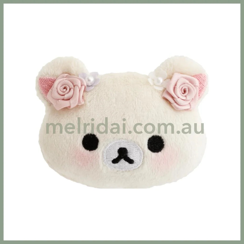 SAN-X | Rilakkuma Korilakkuma Store Manger Limited Plush Badge 55×70×25mm (Nagoya)