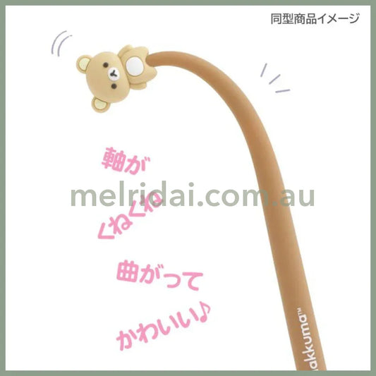 BASIC RILAKKUMA Flower- Kunekune Ballpoint Pen 0.5mm