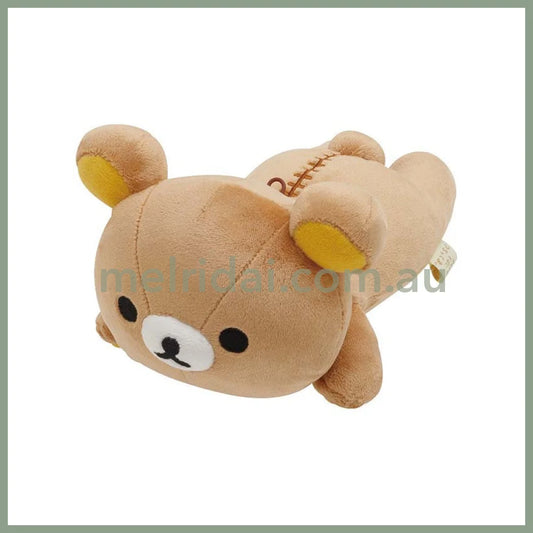 San-X | Rilakkuma Lying Down Poseable Plush Toy Chairoikoguma 120 X 150 220Mm
