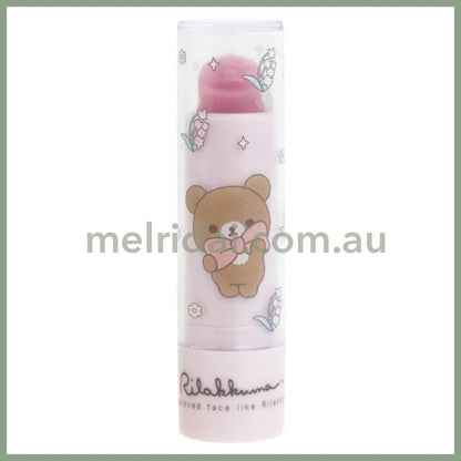 SAN-X | Rilakkuma Makeup Bear-Shaped Lip Balm 75xΦ20mm (Apple Scent)
