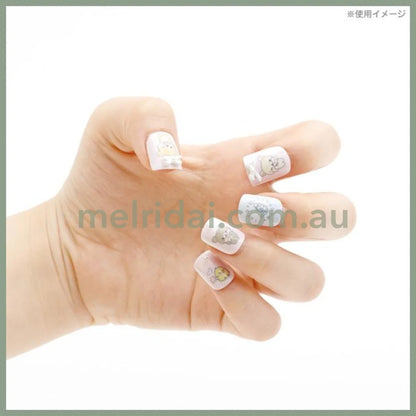 SAN-X | Rilakkuma Makeup Nail Tips 135×65×20mm (24 sheets)