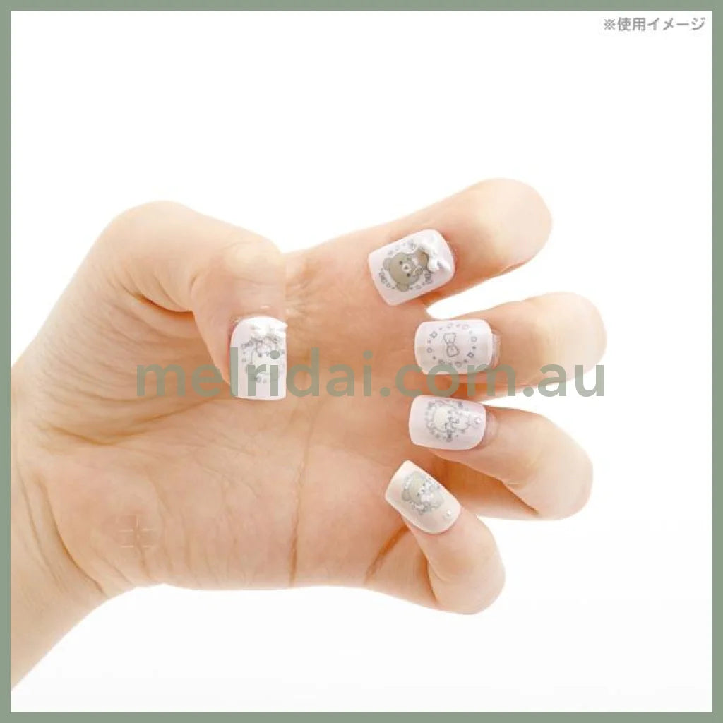 SAN-X | Rilakkuma Makeup Nail Tips 135×65×20mm (24 sheets)