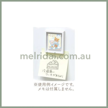 SAN-X | Rilakkuma Mini Frame Magnet Secret Blind Box 60×50×10mm (Umbrella Rain then Sunny)